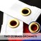 G128 - Thin Blue Line Police & Thin Red Line Firefighter Heavy Duty 220GSM Tough Spun Polyester Embroidered 2.5x4ft US American Flag Brass Grommets Honoring Law Enforcement Officers First Responder
